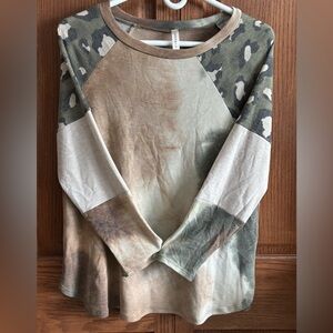 Emerald Earthy Toned Knit Top